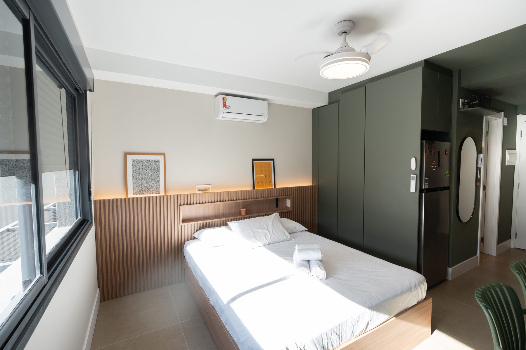 Cama queen size do Studio 215